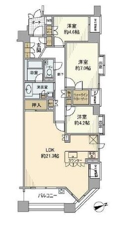 プラハ横浜センター南ステーションアリーナの物件間取画像